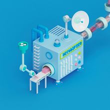 Factory. 3D, Art Direction, Design, Traditional illustration & Infographics project by Ana Porta - 09.11.2017