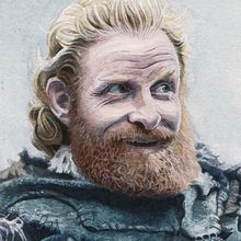 Mini retratos acuarela - Game of Thrones. Traditional illustration, Painting, and Watercolor Painting project by Jacob C - 08.20.2017