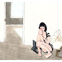 Hana y el día que el mundo se quedó en silencio. Un proyecto de Bellas Artes e Ilustración tradicional de Luis Montilla - 14.09.2017