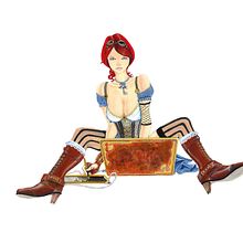 Ilustraciones para Mundoflotante.com. Un proyecto de Diseño Web e Ilustración tradicional de Luis Montilla - 14.09.2017