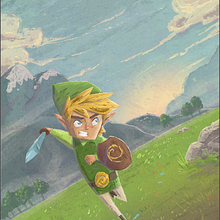 The Legend of zelda II. Traditional illustration project by KIKE J. DÍAZ - 09.14.2017