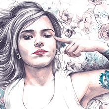 Azulclaritocasiblanco. Un progetto di Artigianato, Belle arti e Illustrazione tradizionale di Crisbel Robles - 10.11.2015
