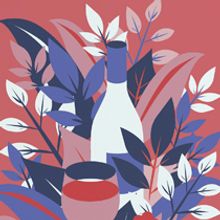 Propuesta de cartel para el I Salón del vino en Tenerife de GUÍA PEÑIN. Design, Graphic Design, Traditional illustration, and Vector Illustration project by Lidia Lobato LLO - 05.07.2017