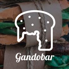 Logotipo e identidad corporativa para la bocadillería Gandobar, Aeropuerto de Gran Canaria. Br, ing, Identit, Design, and Graphic Design project by Lidia Lobato LLO - 06.11.2017