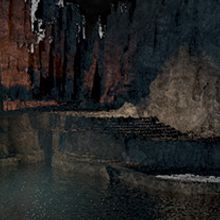 Matte Painting y Concept Art. Interior de cueva con Cinema 4D.. Projekt z dziedziny Kino, film i telewizja,  Manager art, st, czn, Trad, c, jna ilustracja i  Malarstwo użytkownika VILCHESSAN Alejandra Ortiz - 18.09.2017