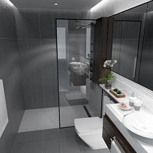 Proyecto de remodelacion de camerino para  sede del Sistema Nacional de Orquestas (venezuela). 3D, Animação, Arquitetura, e Arquitetura de interiores projeto de jordi reglá - 18.09.2017