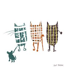 Pensioners in the park. Un progetto di Belle arti, Design, Character design, Graphic design, Illustrazione tradizionale, Creatività, Disegno e Illustrazione digitale di Svit Baydak - 20.09.2017