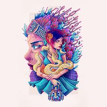 Priest by the sea. Un proyecto de Ilustración tradicional de Charringo - 23.09.2017