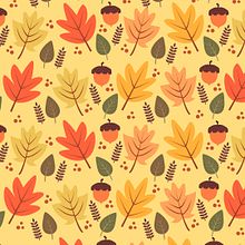 Autumn Pattern | Design analógico y digital Ein Projekt aus dem Bereich Musterdesign, Traditionelle Illustration und Vektorillustration von Michelle Barroeta - 24.09.2017