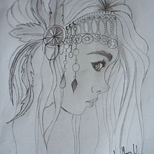 Drawing . % Shirley Mora Vite tarafından hazırlanan Geleneksel illüstras, Ve on projesi - 09.25.2017
