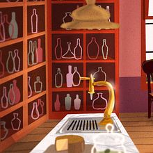Environments - Bodega. Un projet de Animation, Design d'intérieur et Illustration traditionnelle de Lorena Loguén - 25.09.2017