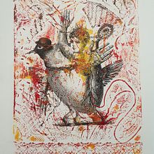 La Naturaleza del Corazón es: DAR. Traditional illustration, Collage, and Painting project by Cristian Moro - 09.25.2017