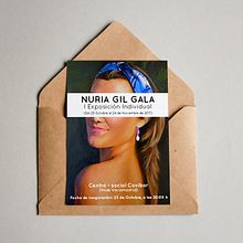 Invitaciones exposición de arte Ein Projekt aus dem Bereich Grafikdesign von Marieta Garabatea - 26.09.2017