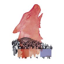 La fatiga democrática - EL Topo #23. Colagem, Design editorial e Ilustração tradicional projeto de Aurora Tristán - 26.09.2017