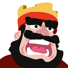 GIF de King Clash Royale . Animation, Interactive Design, and Vector Illustration project by Xavier Garí Aragón - 09.22.2017