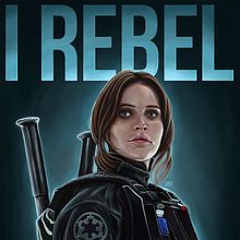 I REBEL. Star Wars. Traditional illustration project by Jorge M. Hernández Alférez - 09.27.2017