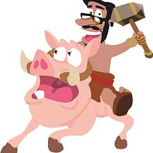Ilustraciones de Clash Royal para LaPeceraTONTA. Vector Illustration, and Graphic Design project by Xavier Garí Aragón - 09.19.2017