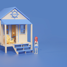 Caribe home. Un progetto di 3D, Animazione, Direzione artistica e Design di Juan Afanador - 27.09.2017