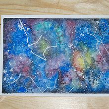 Mi galaxia molona. Traditional illustration project by virtu sanchez - 09.27.2017