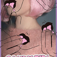 Candy girl. Street Art, Collage, Design, Character Design, and Graphic Design project by Laia Blade - 09.27.2017