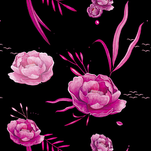 Pattern Flor. Fine Arts, and Design project by Laura Garcia - 09.27.2017