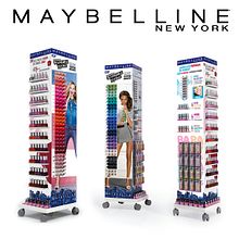 Mueble de Uñas Maybelline NY. Furniture Design, Making, and Graphic Design project by David Cano Leal - 01.09.2015