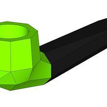 Proto Pipa Diamante. 3D, Design, Product Design & Industrial Design project by Diego Armas - 09.28.2017