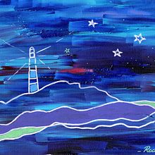 Colección Aurora Boreal. Een project van Schilderij van Rocio Barroso Mira - 28.09.2017