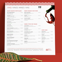 Diseño carta restaurante. Design project by Clàudia Llopis - 09.29.2017