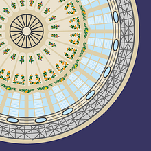 Nit al Mercat Central. Een project van  Ontwerp, Traditionele illustratie, Vectorillustratie y Marketing van Verónica Coloma - 29.09.2016