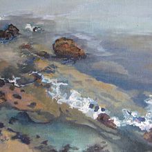 Marina.Oleo.. Een project van Schilderij van Mónica Fernández - 30.09.2017