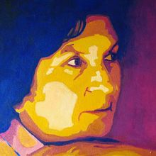 Retrato.Acrílico.. Een project van Schilderij van Mónica Fernández - 04.11.2017