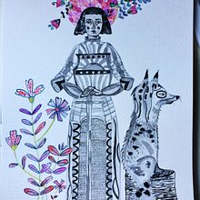 INKTOBER 2017. Traditional illustration project by Fiona Briand - 10.02.2017