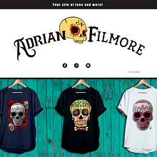 Adrian Filmore's web. Web Design project by Adrián Arques - 10.03.2017