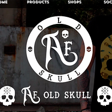 AF Old Skull web. Web Design project by Adrián Arques - 10.03.2017