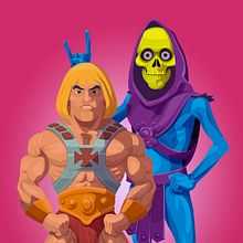Masters del Universo. Character Design, Traditional illustration, and Vector Illustration project by Julio Ríos - 10.03.2017