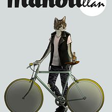 En Madrid los Gatos Mahoullan. Art Direction, Traditional illustration, and Advertising project by Ibai Eizaguirre Sardon - 10.03.2017