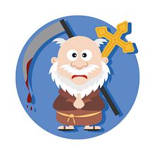 Ilustración para juego de rol "El monasterio". Un projet de Illustration traditionnelle de Amaya Victoria García Gómez - 04.10.2017