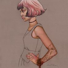 Trabajo personal; Little Amelie. Traditional illustration project by Elena Pancorbo - 10.04.2017