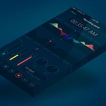 Professional sound recording application. Game Design, and Graphic Design project by Iván Prieto Garrido - 10.04.2017