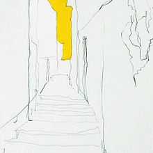 CALLE AMARILLA. Un projet de Illustration traditionnelle de Ekain Jiménez Valencia - 04.10.2017
