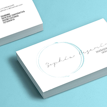 Tarjetas personales. Un proyecto de Br e ing e Identidad de Sophia Cesari - 04.10.2017