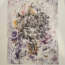 Lo efímero de la Belleza. Traditional illustration, Collage, and Painting project by Cristian Moro - 10.04.2017