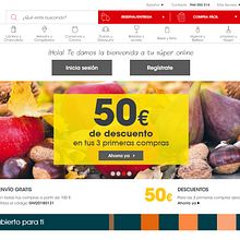 Eroski supermercado online. Un progetto di Web development di Rocío Guerrero Jiménez - 05.05.2017