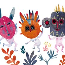 Niños salvajes. Un proyecto de Diseño de personajes e Ilustración tradicional de Adolfo Serra - 05.10.2017