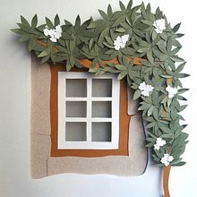 Plaza del Azahar. Un proyecto de Ilustración tradicional y Papercraft de andreaescargot-1 - 08.10.2017