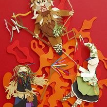 Ihoteak 2016 Kartela. Un proyecto de Ilustración tradicional y Papercraft de andreaescargot-1 - 08.10.2017