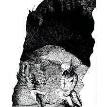 Hypno, violador de niños en las cuevas más oscuras. Fine Arts, and Traditional illustration project by DANIEL JARAMA DE LOS REYES - 03.27.2017