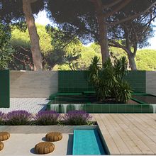 ZONA D'AIGÜES - zona de spa en una terazza en La Ricarda . 3D, Design & Interior Design project by Ivanka Moravová - 10.08.2017