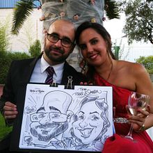 Caricaturas en vivo para eventos ( 5 minutos). Animation, Street Art, Arts, Crafts, Fine Arts, Comic, and Traditional illustration project by daniel_verdugo_alia - 10.09.2017